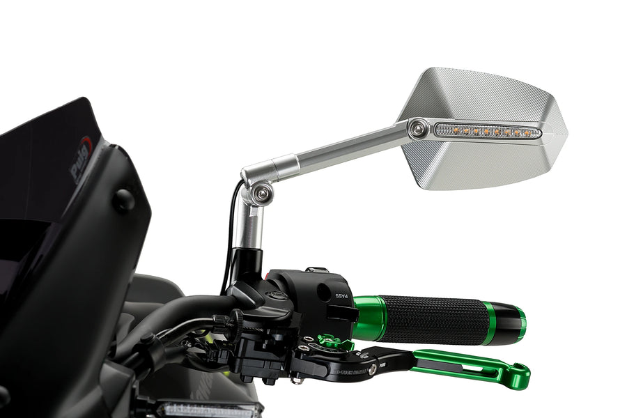 HARLEY-DAVIDSON SPORTSTER S RH 1250 S [2025] - GTI rear view mirror left | Aluminum anodized / Aluminum anodized | PUIG 016DD