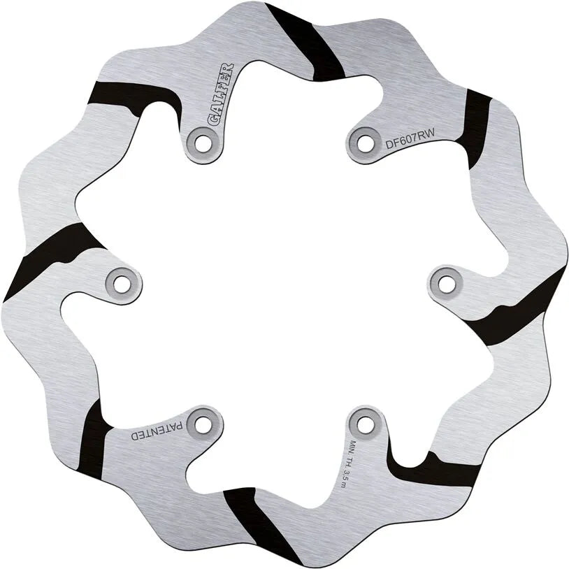 Ktm GS 125 [1983-1985] - BRAKE DISC FIXED WAVE GROOVED OVERSIZE – Picture 1