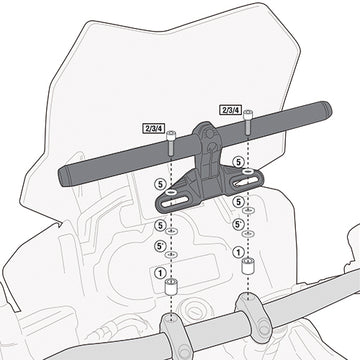 Honda Africa Twin 750 [GIVI] - Montagekit für Smart Bar oder Smart Mount