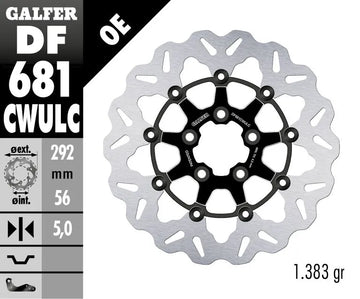 Harley-Davidson FXDBP 1690 Dyna Street Bob Factory Custom [2016] - Brake discs - Surface: Black, Silver - Image 2
