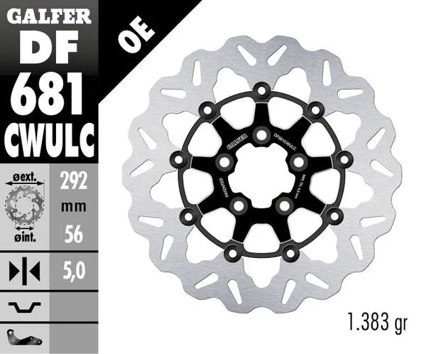 Harley-Davidson FXDBP 1690 Dyna Street Bob Factory Custom [2016] - Brake discs - Surface: Black, Silver - Image 4