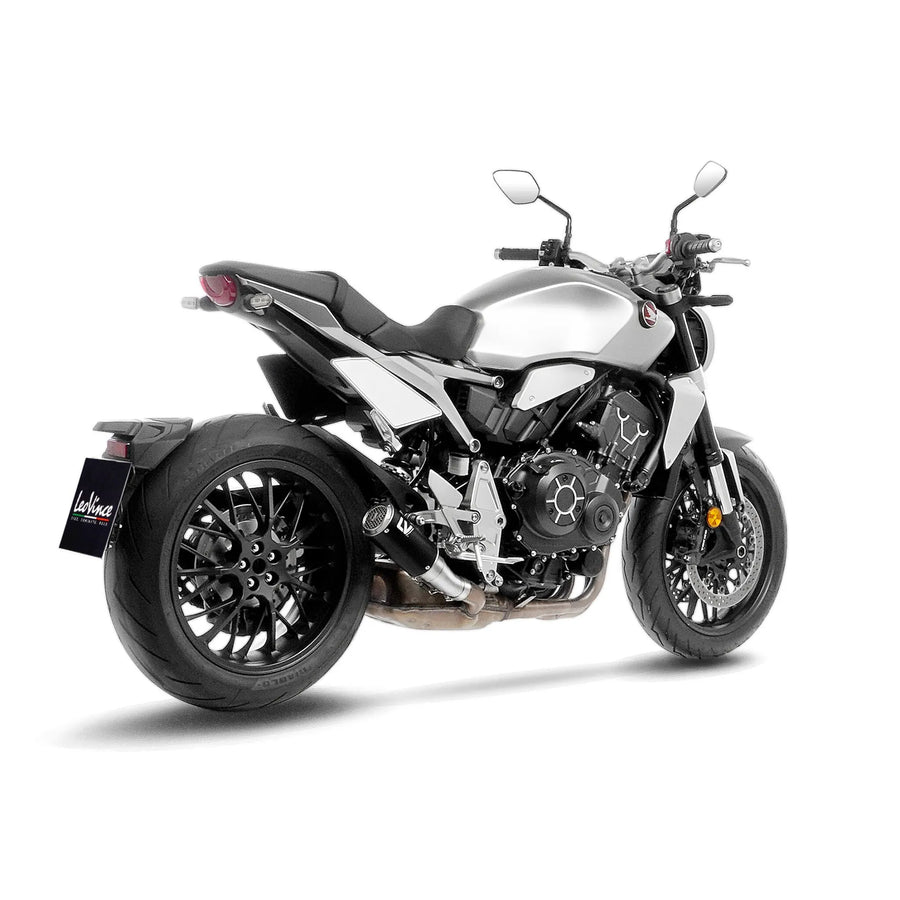 honda cb 1000 [LEOVINCE] – LV Corsa S Full Black Slip-On Silencer