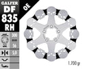Harley-Davidson VRSCX 1250 V-Rod Screamin Eagle [2007] - Fixed brake disc Skull - Image 2