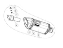 Yamaha Tracer 700 [AKRAPOVIC] – Ersatz-Schalldämpfer