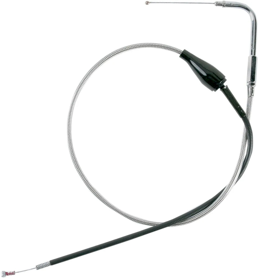 harley davidson flhtcui [DRAG SPECIALTIES] - Stainless steel jacketed idle cable