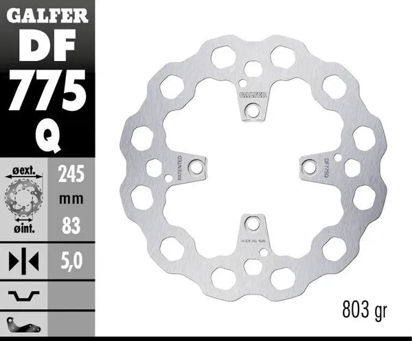 Ducati Streetfighter V4 1100 [2023, 2025, 2022] - Cubiq Bremsscheibe – Bild 4