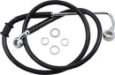 harley davidson fxsb [DRAG SPECIALTIES] - Extended stainless steel brake line-1