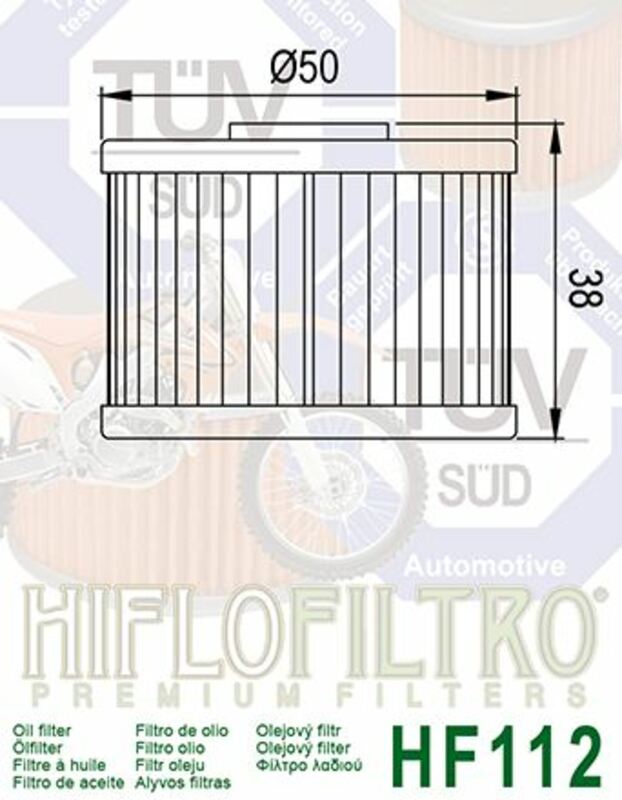 Honda XL 600 RM [HiFlofiltro] - oil filter