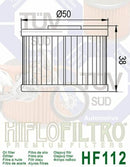 Honda XL 600 R [HiFlofiltro] - oil filter-2