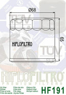 Benelli TRK 502 TRK502 [HiFlofiltro] - oil filter-2