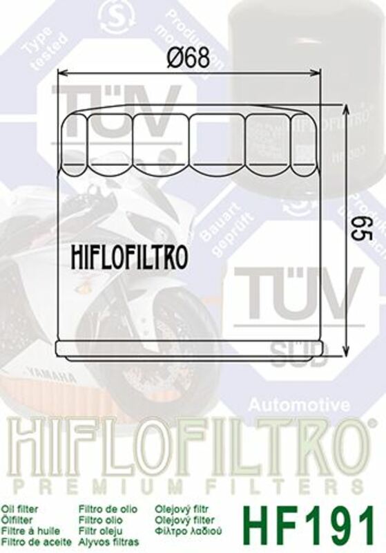 Benelli TRK 502 TRK502 [HiFlofiltro] - oil filter