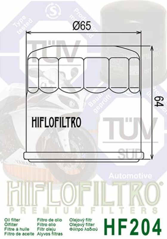 Yamaha YZF R1 [HiFlofiltro] - Racing oil filter
