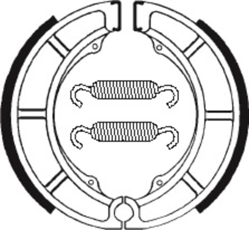 Suzuki Vl 800 Intruder Vo [TECNIUM] - Street/ATV Organic Brake Shoes - BA052