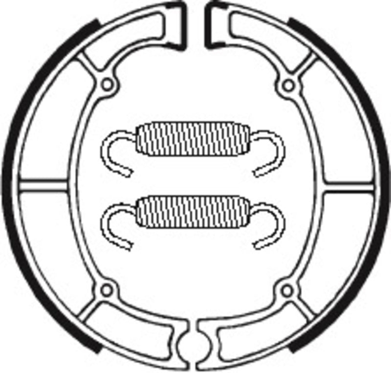 Kawasaki Vn 750 [TECNIUM] - Street Organic Brake Shoes - BA060