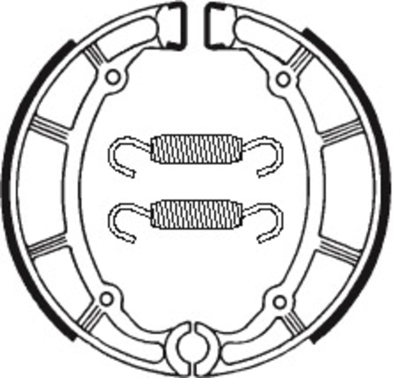 Yamaha Xv 1100 [TECNIUM] - Street Organic Brake Shoes - BA065
