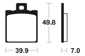 Moto Guzzi V11 Sport [Tecnium] - Organic brake pads - 0