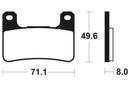 Kawasaki Versys 1000 KLE1000 [TECNIUM] - Brake pads-2