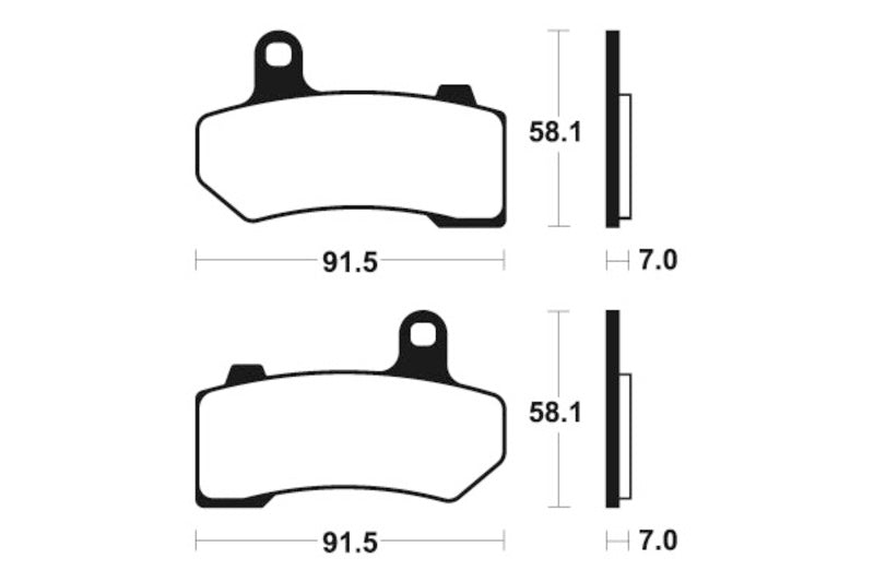 Harley -Davidson Ultra Limited Flhtk [Tecnium] - brake pads
