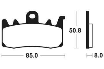BMW R 100/7 [Tecnium] - sinter metal brake pads - 0
