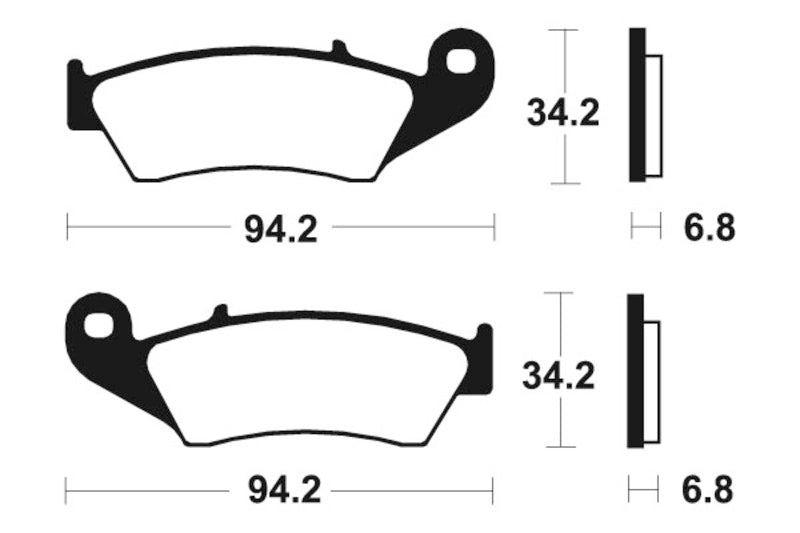Honda CRF 450 [TECNIUM] - sinter metal brake pads