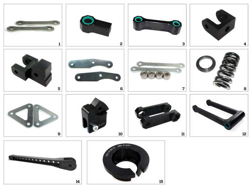 Suzuki GT 250 X7 [TECNIUM] - Higher laying kit