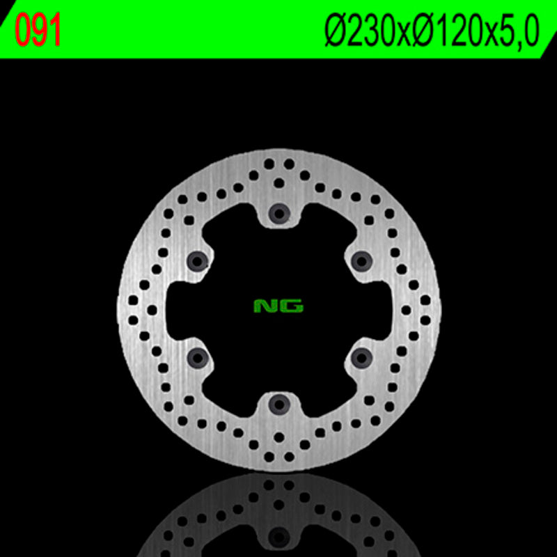 Kawasaki Kl 650 [NG BRAKE DISC] - round rigid brake disc
