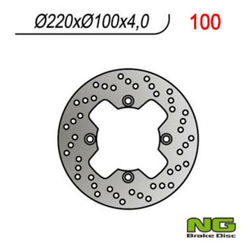 Kawasaki Z 200 [NG BRAKE DISC] - round rigid brake disc