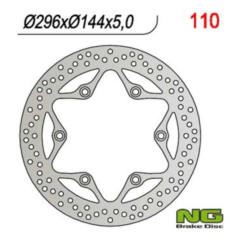 Honda Cb 200 [NG BRAKE DISC] - round rigid brake disc