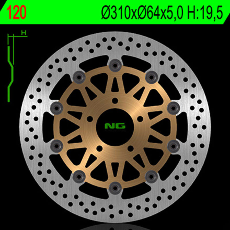 Suzuki Gsf [NG BRAKE DISC] - round floating brake disc