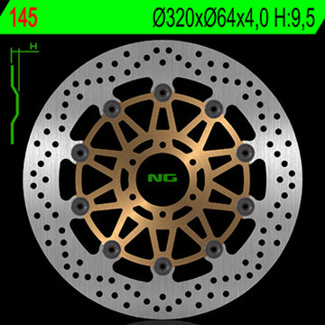 Benelli Tre 1130 K [NG BRAKE DISC] - round floating brake disc