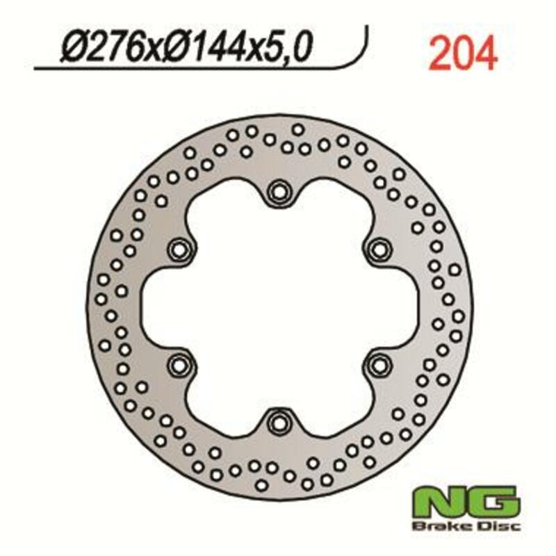 Honda Vf 1000 [NG BRAKE DISC] - round rigid brake disc