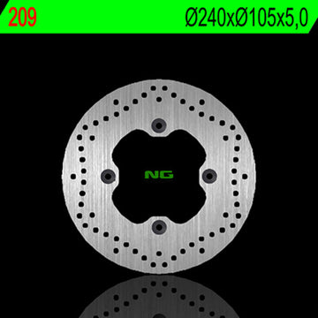 Honda Z 125 [NG BRAKE DISC] - round rigid brake disc