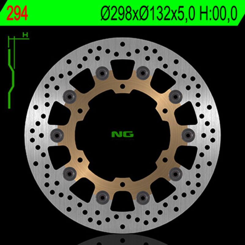 Yamaha Fzs 1000 [NG BRAKE DISC] - round floating brake disc