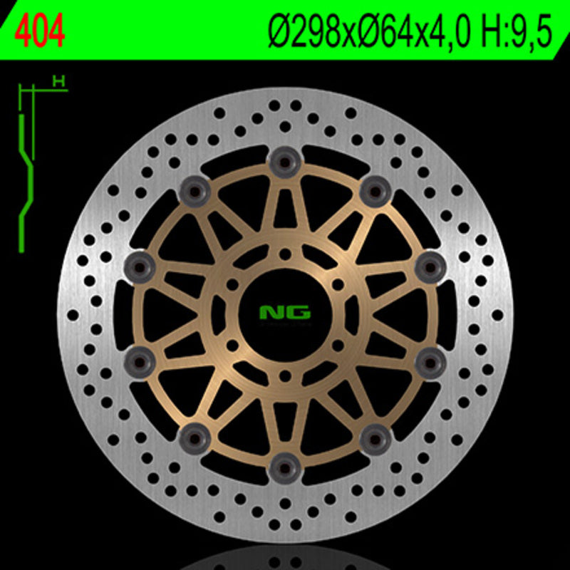 Yamaha Trx 850 [NG BRAKE DISC] - round floating brake disc