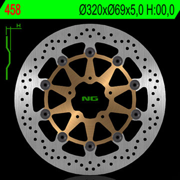 Suzuki Gsx-R 600 [NG BRAKE DISC] - round floating brake disc