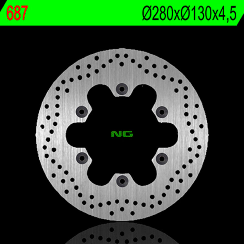 Kawasaki Gpz 1000 [NG BRAKE DISC] - round rigid brake disc