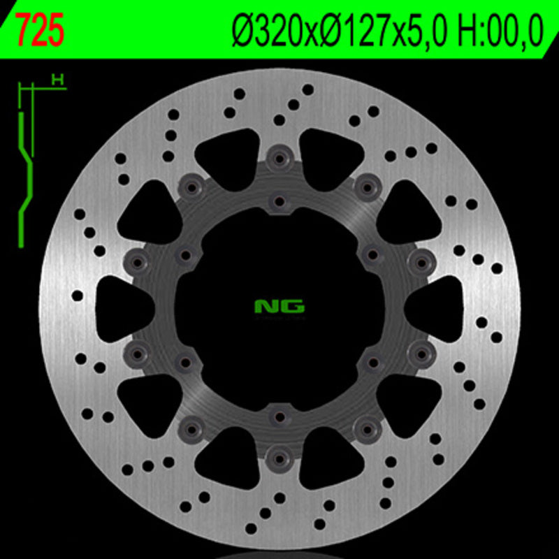 Ktm 690 Sm Prestige [NG BRAKE DISC] - round floating brake disc