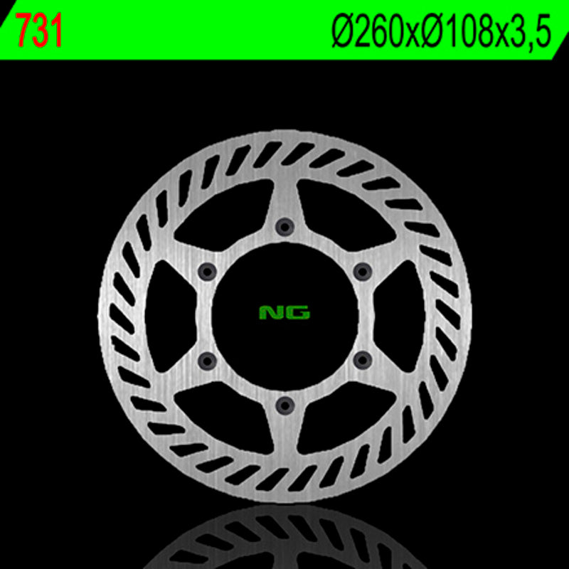 Gas Gas Ec 200 [NG BRAKE DISC] - round rigid brake disc