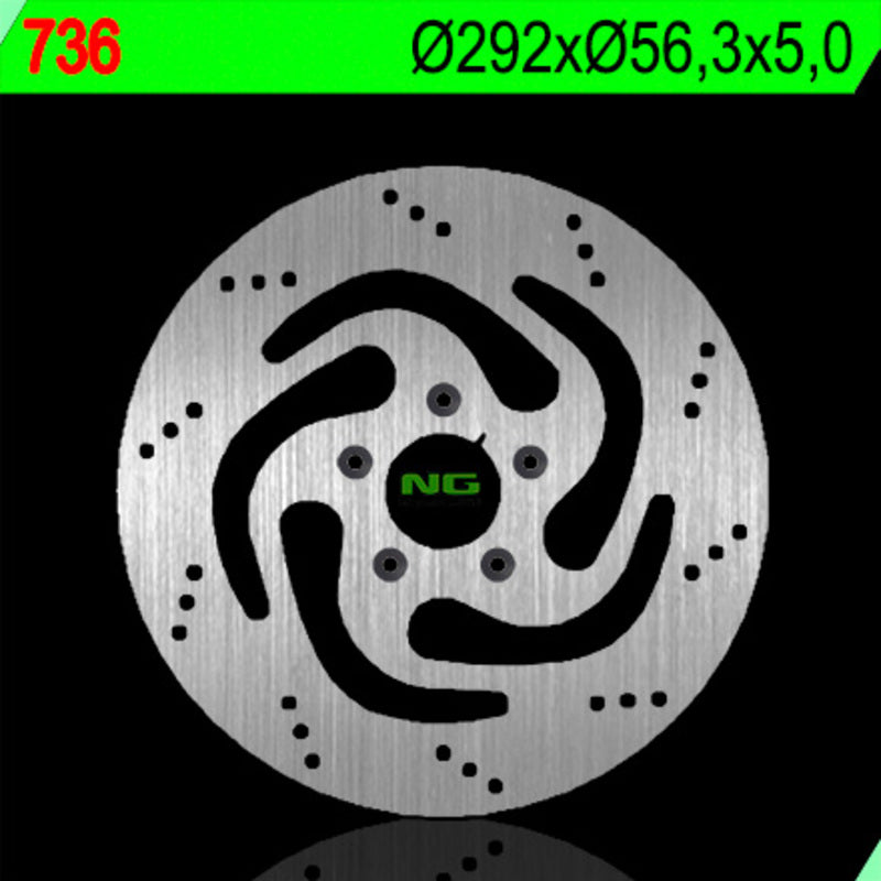 Harley Davidson Flhx [NG BRAKE DISC] - round rigid brake disc