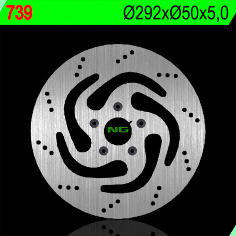 Harley Davidson Flstf [NG BRAKE DISC] - round rigid brake disc