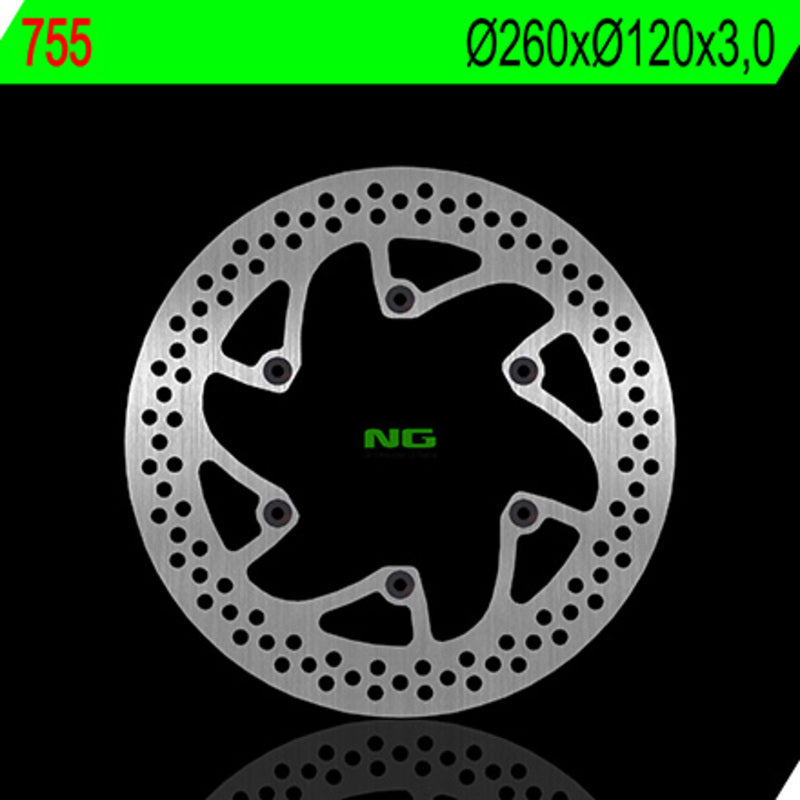 Husaberg Fe 501 [NG BRAKE DISC] - round rigid brake disc