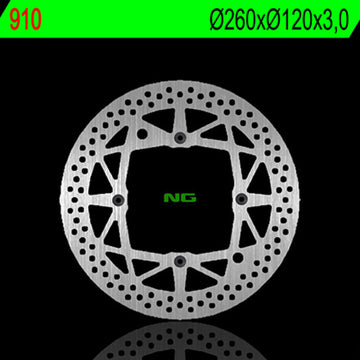 Husqvarna Te 450 H8 [NG BRAKE DISC] - round rigid brake disc