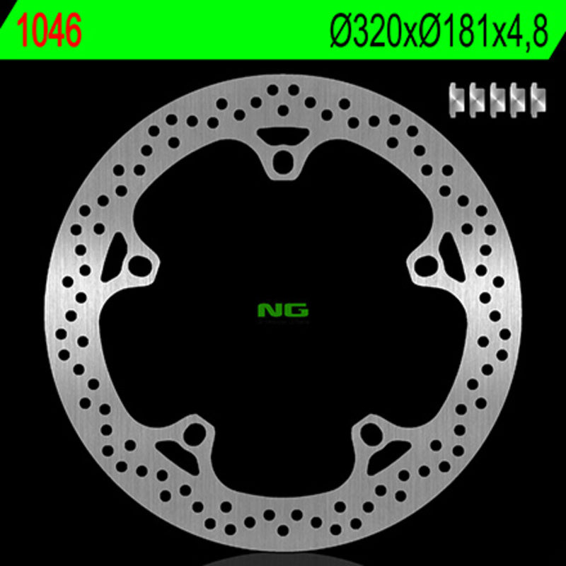 Bmw R Ninet Racer [NG BRAKE DISC] - round rigid brake disc
