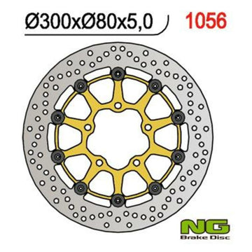 Kawasaki Er 6 F [NG BRAKE DISC] - round floating brake disc