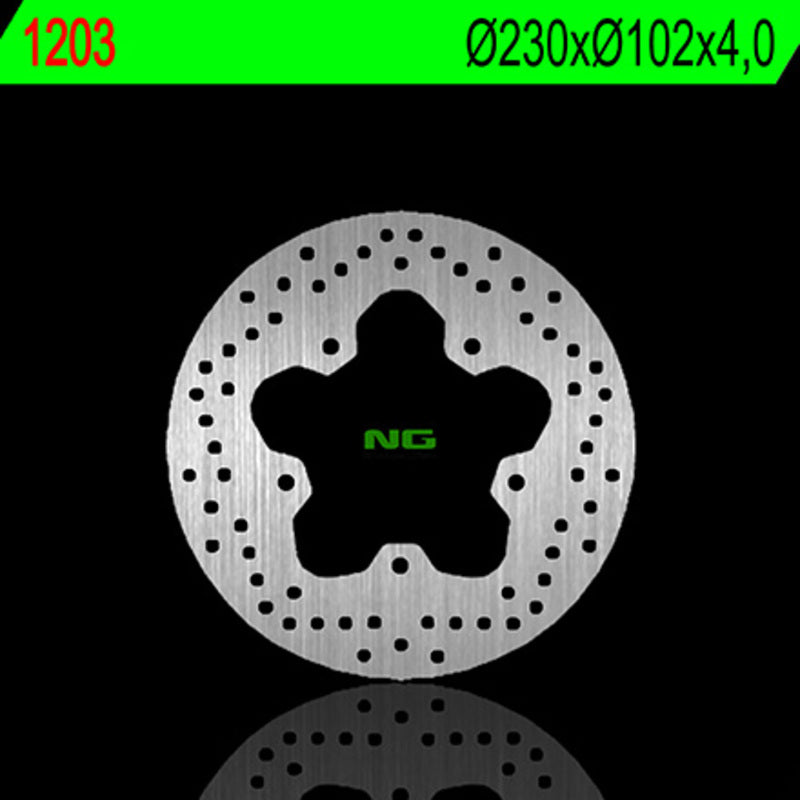 Yamaha Yzf 125 [NG BRAKE DISC] - round rigid brake disc