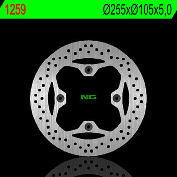 Triumph Bonneville 865 [NG BRAKE DISC] - round rigid brake disc