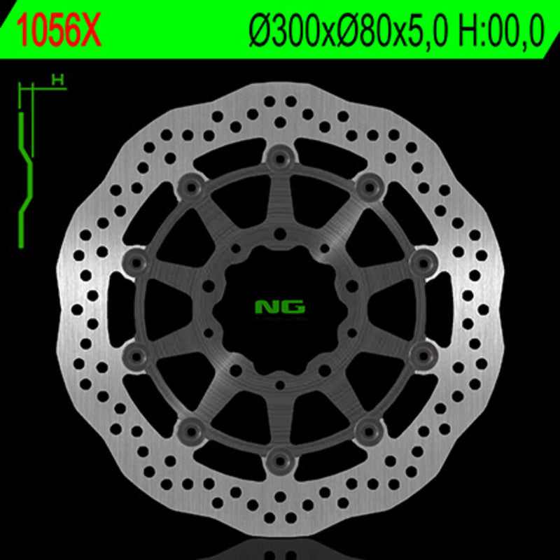 Kawasaki Er 6 F [NG BRAKE DISC] - Wave floating brake disc