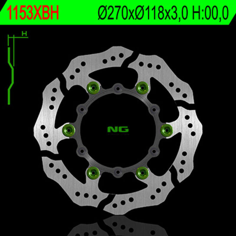 Yamaha Yz 450 [NG BRAKE DISC] - Wave floating brake disc