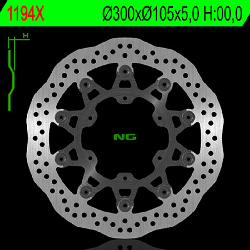 Bmw F 800 Gs [NG BRAKE DISC] - Wave floating brake disc
