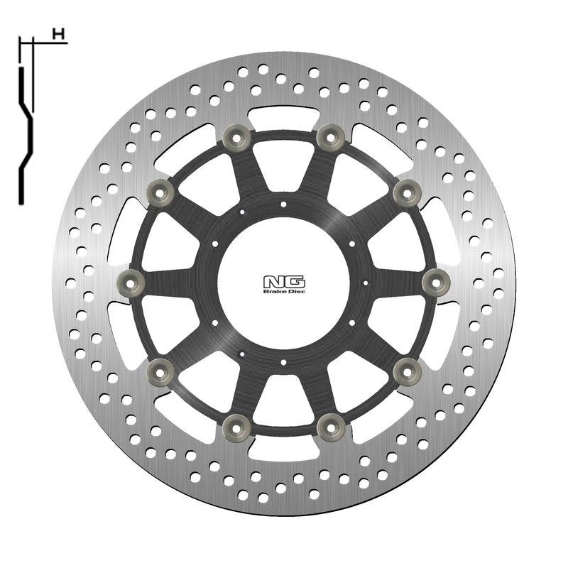 Honda Varadero Xl 1000 [NG BRAKE DISC] - round floating brake disc